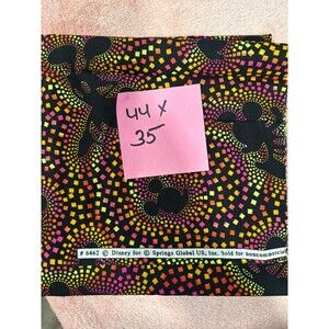 Vintage dizzy mickey fabric 2 yards